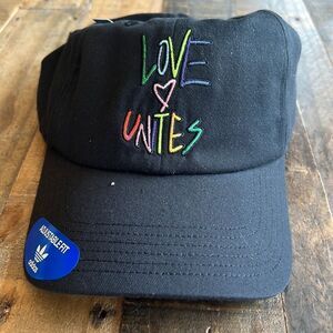 LGBTQ ADIDAS “LOVE UNITeES”  Hat NEW WITH TAG